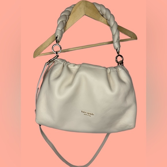 Kate Spade New York “Meringue” Top Handle Bag - Braided Napa Leather - Picture 2 of 9